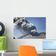 Ash Cloud Rising from Wall Decal Design 14