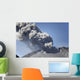 Ash Cloud Rising from Wall Decal Design 14