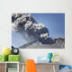 Ash Cloud Rising from Wall Decal Design 14