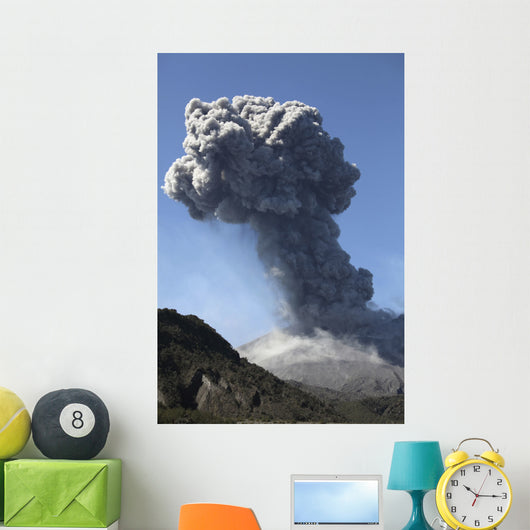 Ash Cloud Produced Powerful Wall Decal