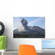 Ash Cloud Rising from Wall Decal Design 13