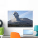 Ash Cloud Rising from Wall Decal Design 13