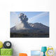 Ash Cloud Rising from Wall Decal Design 13