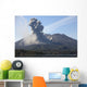 Ash Cloud Rising from Wall Decal Design 13