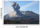 Ash Cloud Rising from Wall Decal Design 13