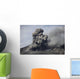 Dark Ash Cloud Rising Wall Decal