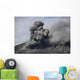Dark Ash Cloud Rising Wall Decal