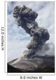 Explosive Eruption Sakurajima Volcano Wall Decal Design 4