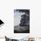 Explosive Eruption Sakurajima Volcano Wall Decal Design 3