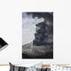 Explosive Eruption Sakurajima Volcano Wall Decal Design 3