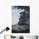 Explosive Eruption Sakurajima Volcano Wall Decal Design 3