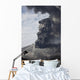 Explosive Eruption Sakurajima Volcano Wall Decal Design 3