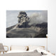 Explosive Eruption Sakurajima Volcano Wall Decal Design 2