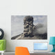 Explosive Eruption Sakurajima Volcano Wall Decal Design 1