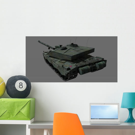 Rear British Challenger Ii Wall Decal