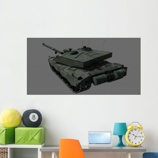 Rear British Challenger Ii Wall Decal