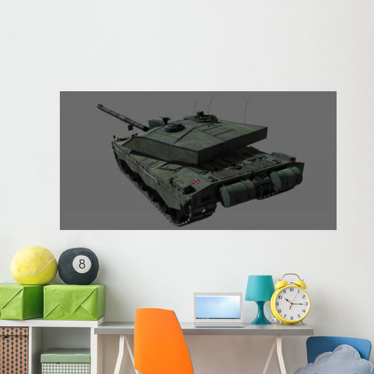 Rear British Challenger Ii Wall Decal