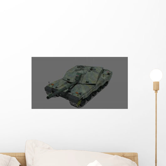 Front British Challenger Ii Wall Decal