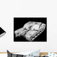 Clay Render Challenger Ii Wall Decal
