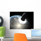 Orion-drive Spacecraft Leaving Earth Wall Decal