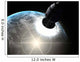 Orion-drive Spacecraft Leaving Earth Wall Decal