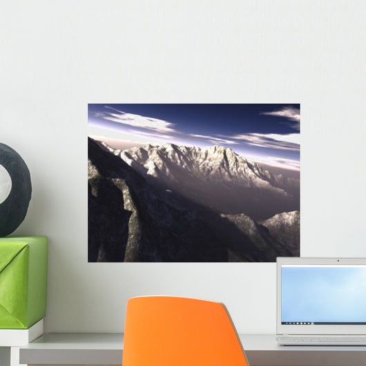 Terragen Render Kitt Peak Wall Decal