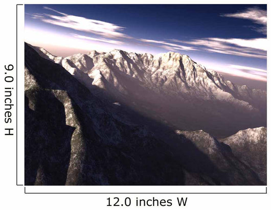 Terragen Render Kitt Peak Wall Decal