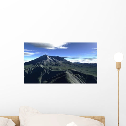 Terragen Render Mt St Wall Decal Design 2