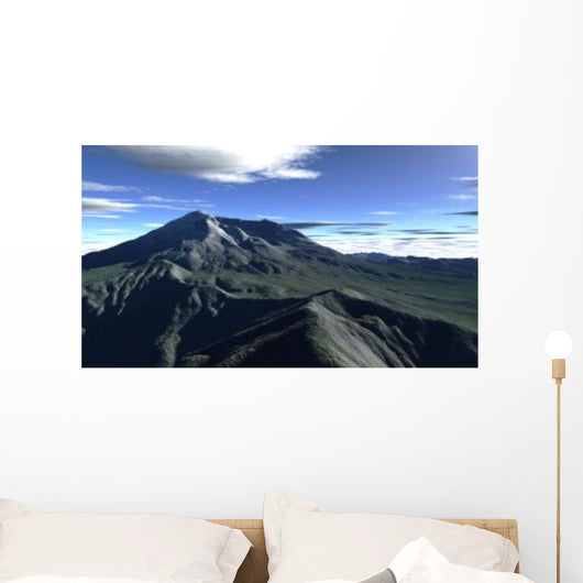 Terragen Render Mt St Wall Decal Design 2