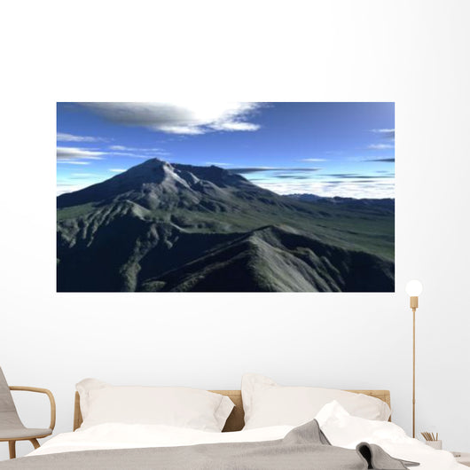 Terragen Render Mt St Wall Decal Design 2