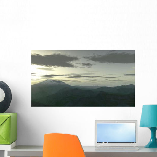 Terragen Render Mt St Wall Decal Design 1