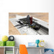 Orion-drive Spacecraft Remote Launchpad Wall Decal