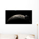 Orion-drive Spacecraft Lunar Orbit Wall Decal