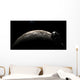 Orion-drive Spacecraft Lunar Orbit Wall Decal