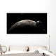 Orion-drive Spacecraft Lunar Orbit Wall Decal