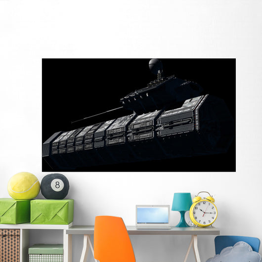 Chinese Orbital Weapons Platform Wall Decal Design 1