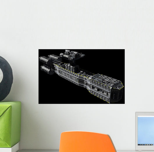 American Orbital Weapons Platform Wall Decal