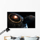 Orion-drive Spacecraft Leaving Earth Wall Decal