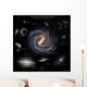 Galaxy Sizes Compared to Wall Decal