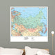 Map of Russia Wall Mural