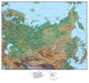 Map of Russia Wall Mural