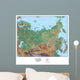 Map of Russia Wall Mural