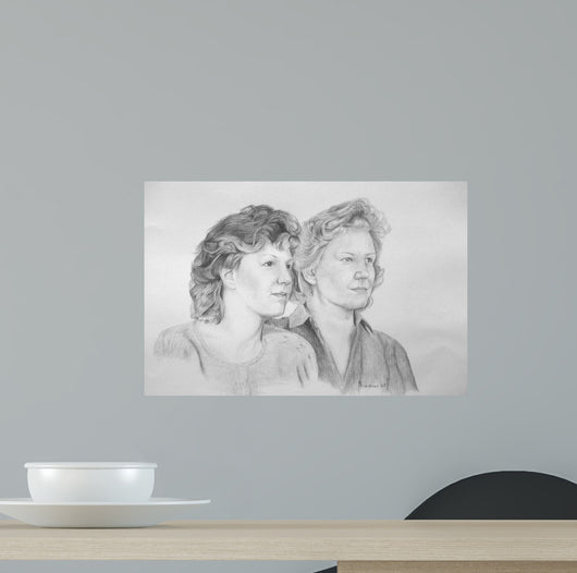 Two Ladies Wall Decal