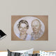 Two Old People Wall Decal