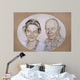 Two Old People Wall Decal