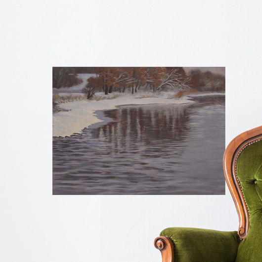 Huron River Cold Wall Decal