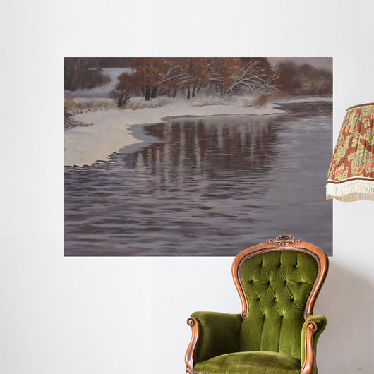 Huron River Cold Wall Decal