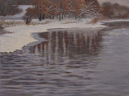 Huron River Cold Wall Decal