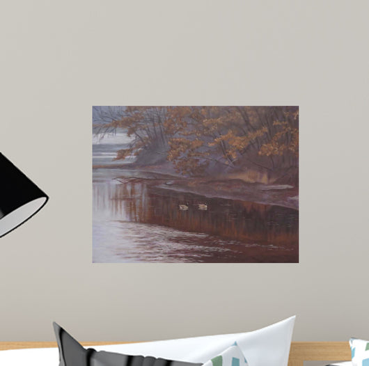 Huron River Geese Wall Decal