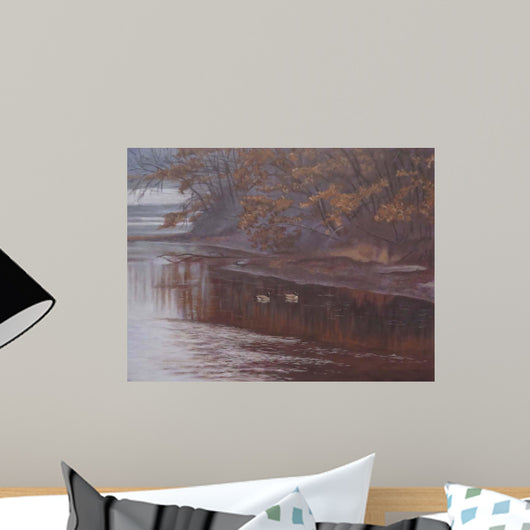 Huron River Geese Wall Decal